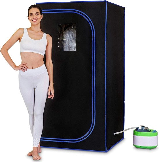 Sauna portatile - 177x88x88cm - Blu/Nero - Tenda sauna - Sauna - Tenda sauna
