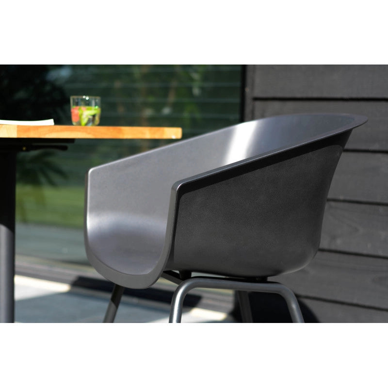 Set di 2 sedie AMALIA Element Alu HARTMAN - Nero