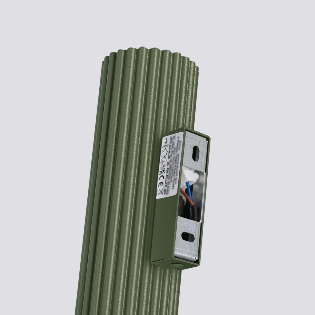 Lampada da parete KARBON 20 verde oliva