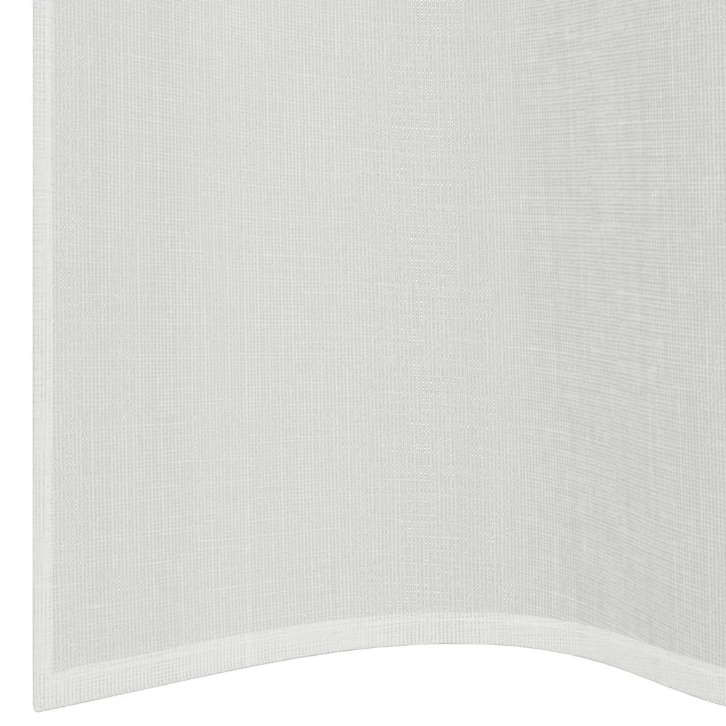 Tende in Voile con Occhielli 2 pz Bianco 4102149