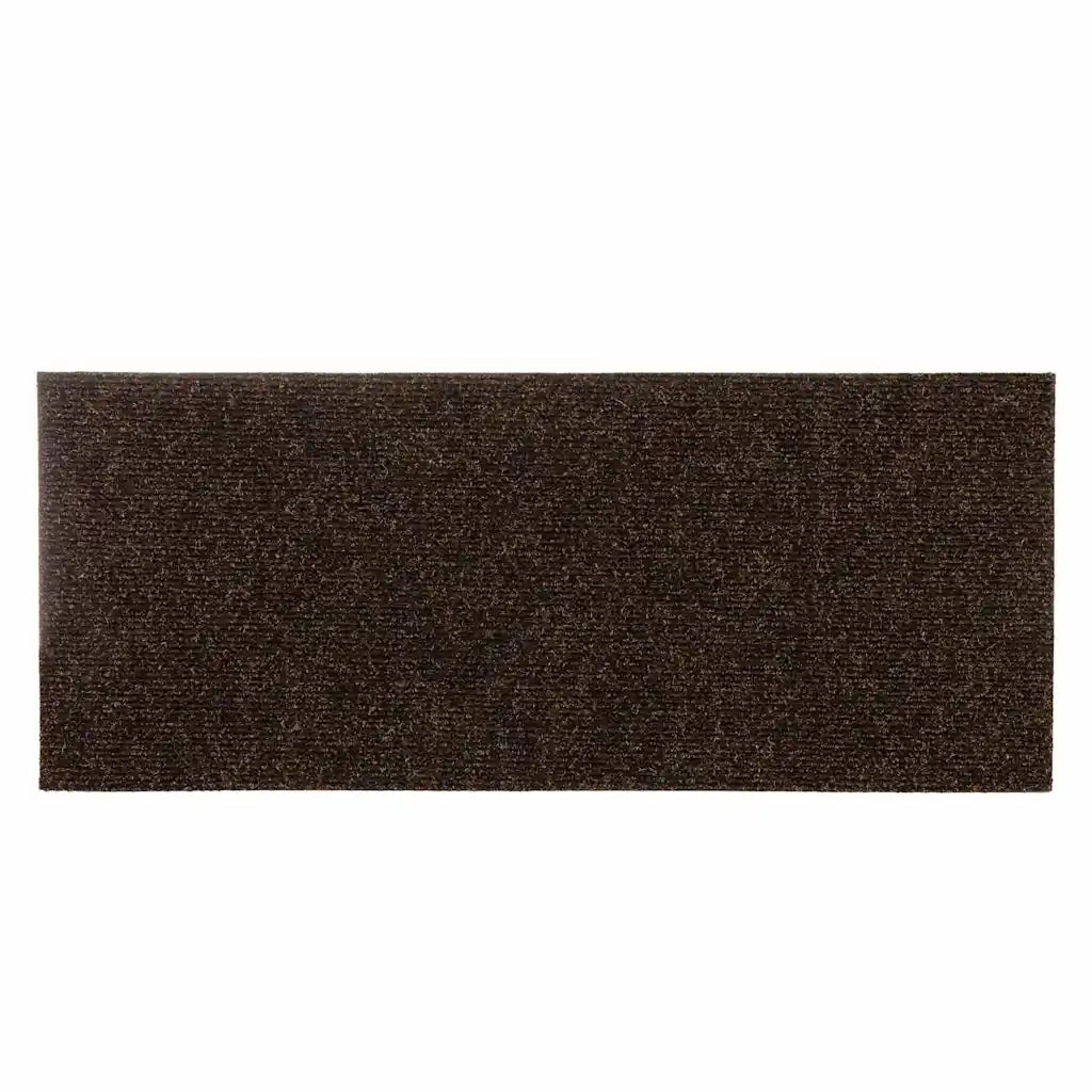 Tappetini per scale autoadesivi 30 pz 60x25 cm marrone rettangolari 3365709