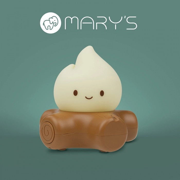 Lampada notte bimbi Mary's Focolare LED 3W suoni marrone