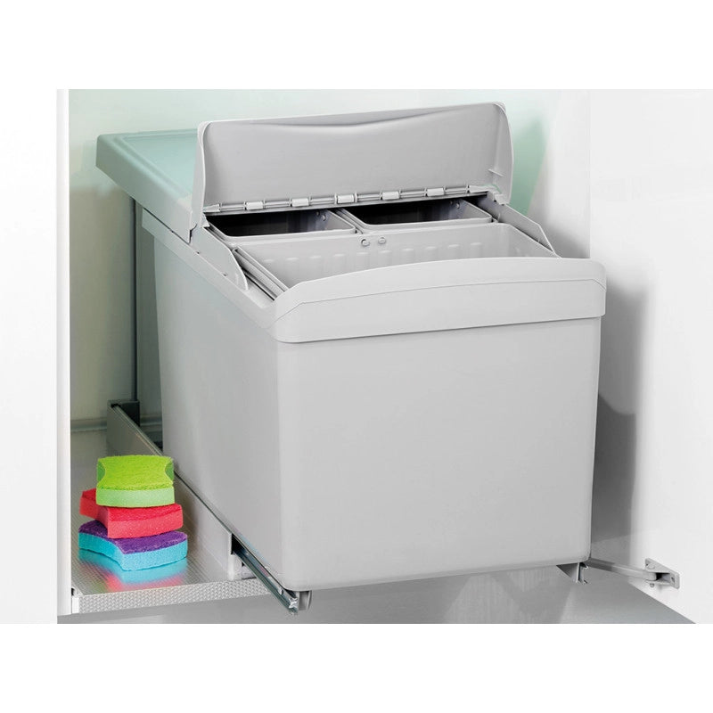 Porta-cravatte laterale estraibile, Anodizzato opaco, Tecnoplastica e Alluminio