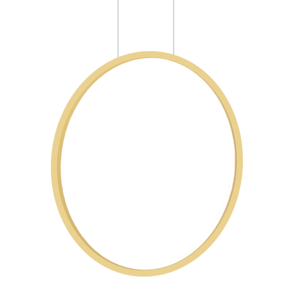 Lampada sospesa bagno Saturno 28W IP44 oro Milagro