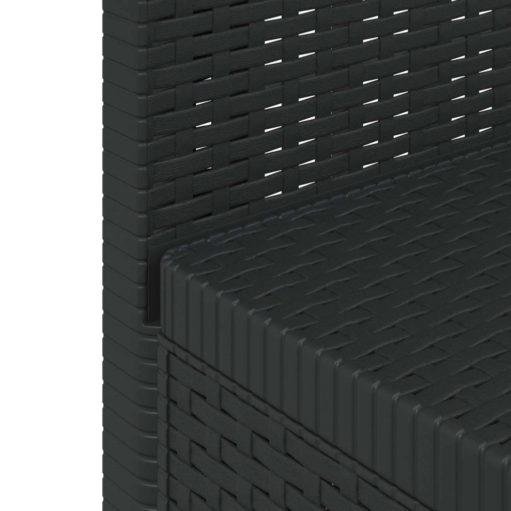 Divano da esterno-Divano da Giardino a 2 Posti con Cuscini Aspetto Rattan PP 310156
