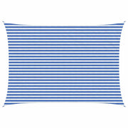 Telo Ombra Blu e Bianco 3,5 x 4,5 m HDPE 42032892