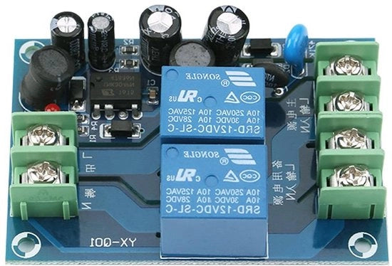Modulo di commutazione di emergenza a batteria - 10 A AC 85-240 V - Modulo di commutazione automatico a doppia alimentazione per uso continuativo