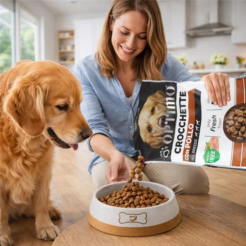 OPTIMO CROCCHETTE PER CANE CON POLLO IN FORMATO DA 10 KG