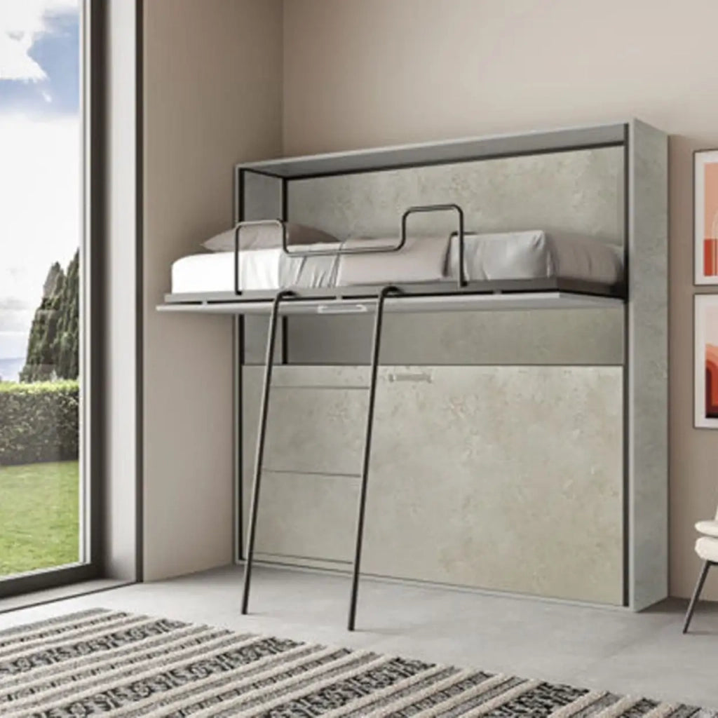 Letto doppio a scomparsa Kando cashmere