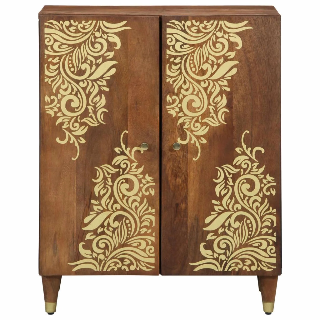 Credenza Marrone 60 x 33 x 75 cm Legno di mango massello 4018738