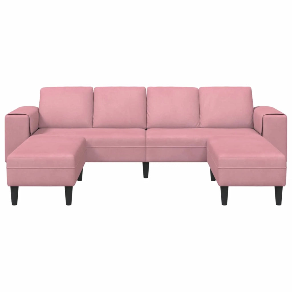 Divano per Soggiorno 3 pcs Rosa 3335125