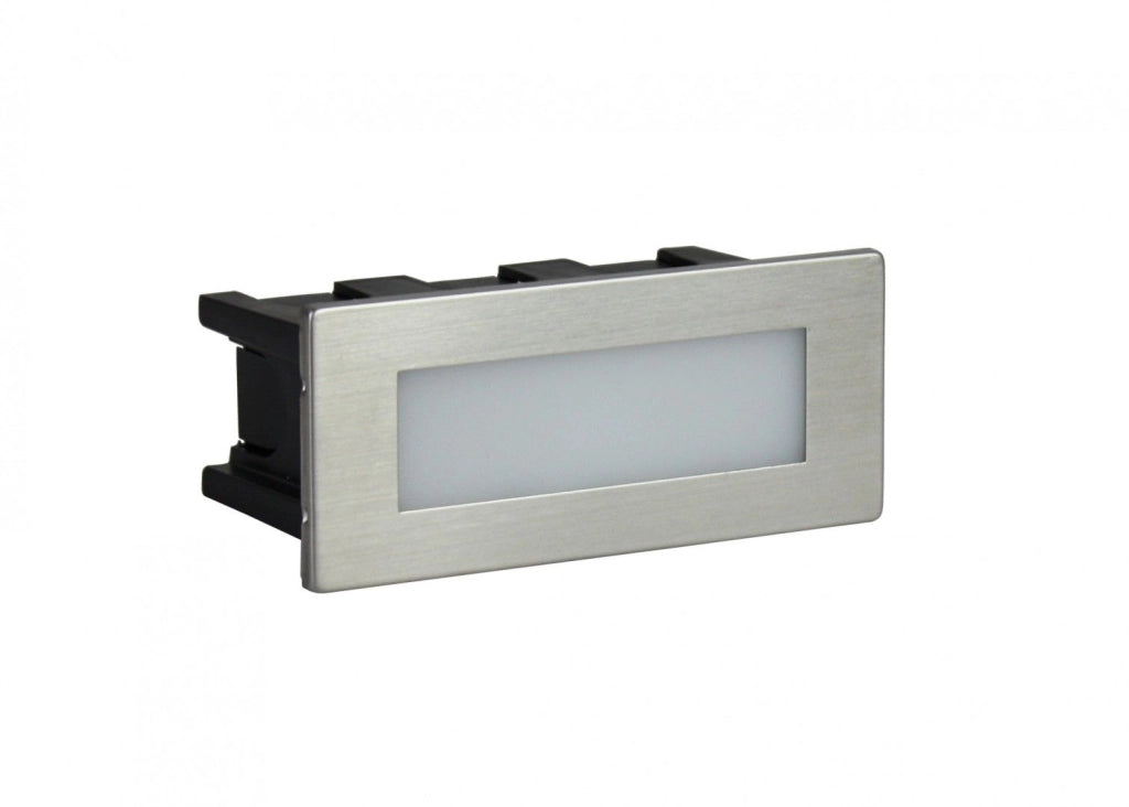 Faretto da incasso esterno LED 1,5W 3000K IP65 cromo SU-MA