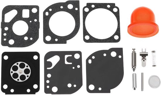 Kit di ricostruzione carburatore - Compatibile con RB-117 di Zama - Set completo - Materiale duraturo - Installazione semplice - Prestazioni motori migliorate