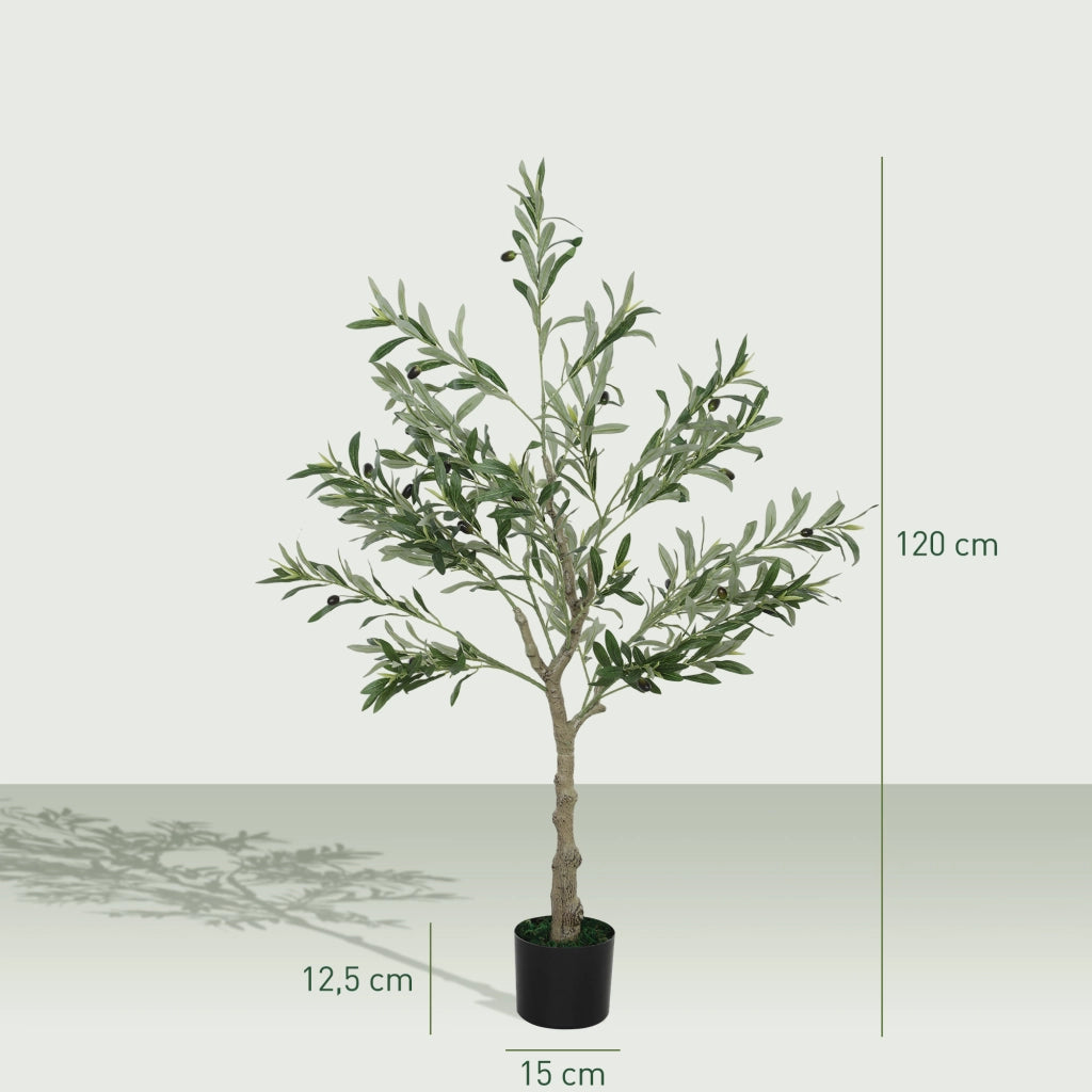 Albero di Olivo Artificiale ¨C Minimal ¨C Verde 120 cm