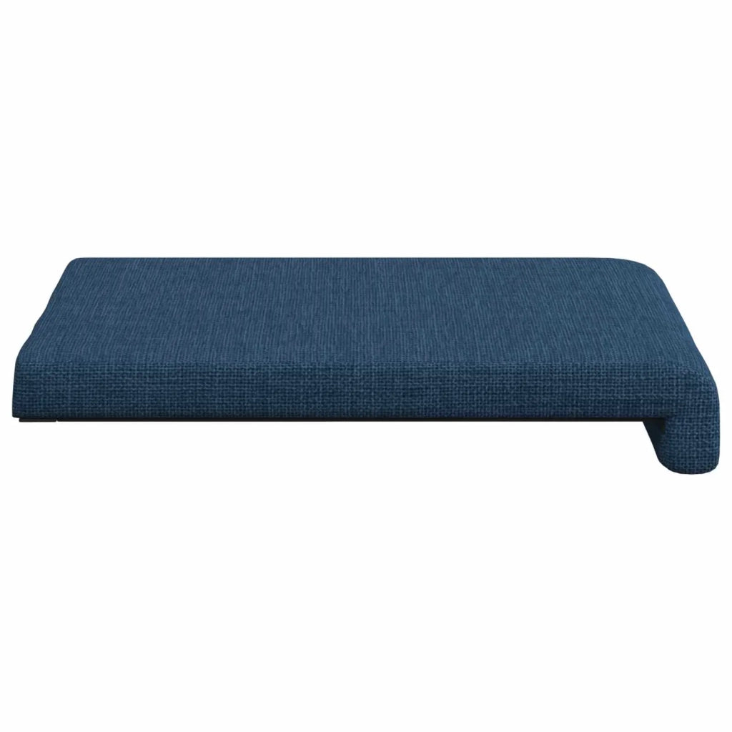 Cuscino per panchina 4 pcs Tessuto Blu Profondità 35 cm 42043093