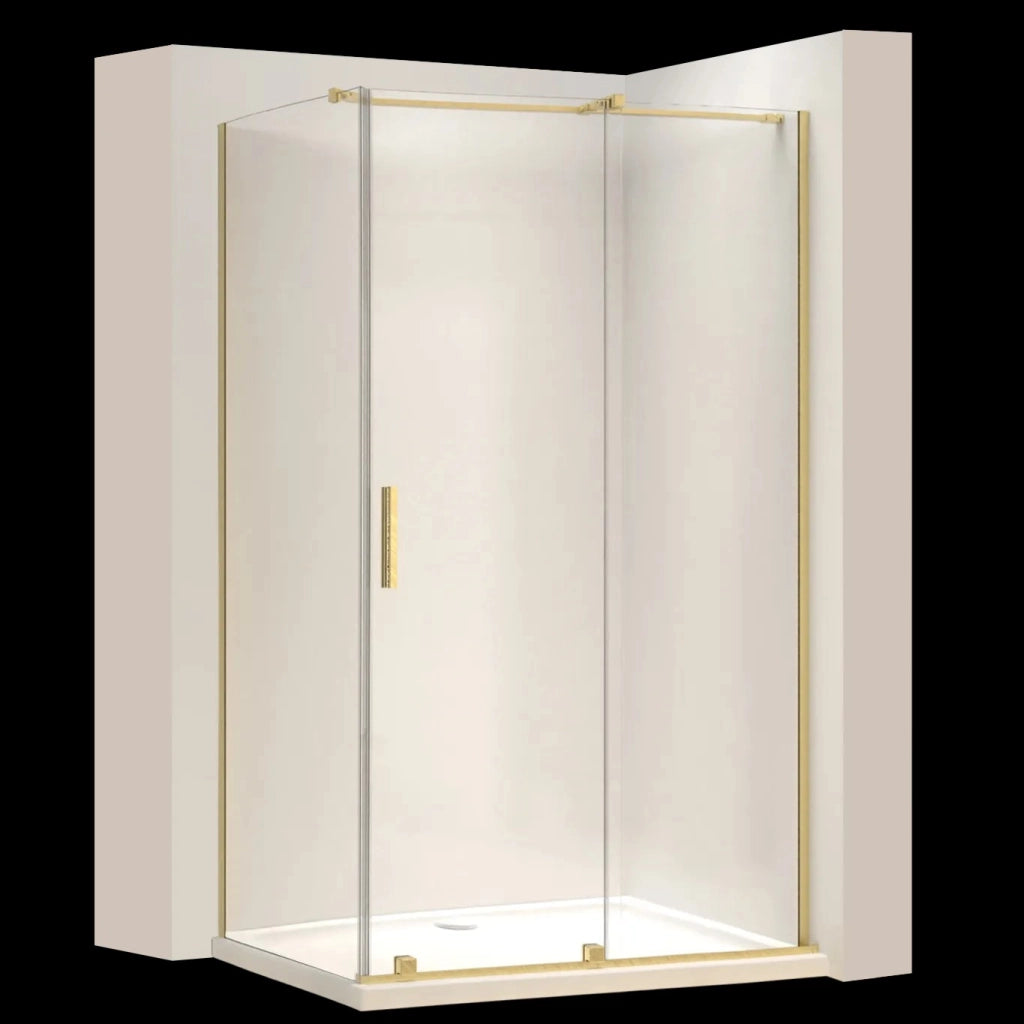 Cabina Doccia Rea Montana Gold Brush 140x90