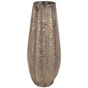 Vaso in metallo dorato 24,5x23x58,5 cm (altezza)