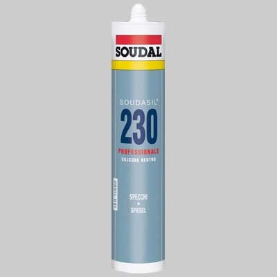 SILICONE MULTIUSO NEUTRO ALTA QUALITA' SOUDAL ML 310  Ml 310 trasparente     SOUDAL