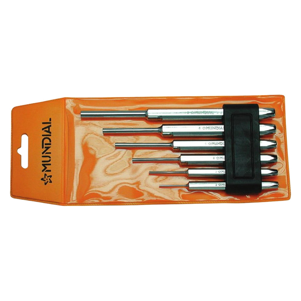1cf serie cacciaspine per meccanici 6 pz - ã˜ 2/3/4/5/6/8 cod:ferx.5023560nlm