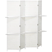 Libreria divisorio con ripiani ¨C Minimal ¨C bianco paille 80x30x180