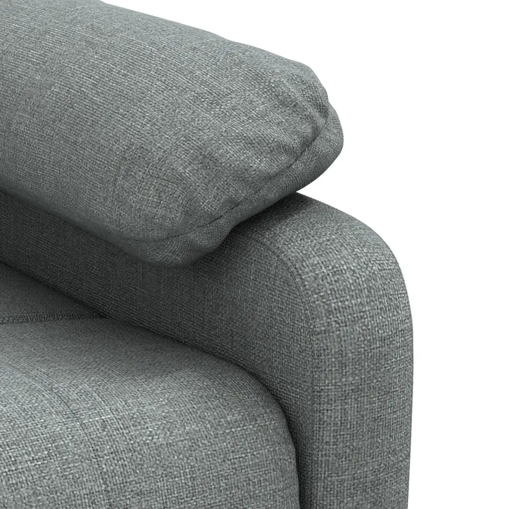 Poltrona Reclinabile in Tessuto Grigio Scuro 348276
