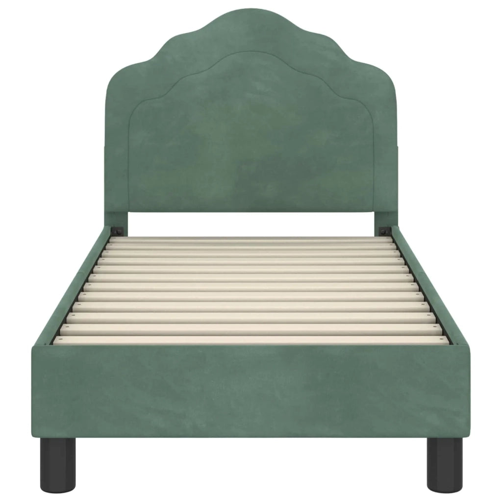 Struttura letto per bambini con testata-Giroletto per bambini Verde Mare 70 x 140 cm 230517