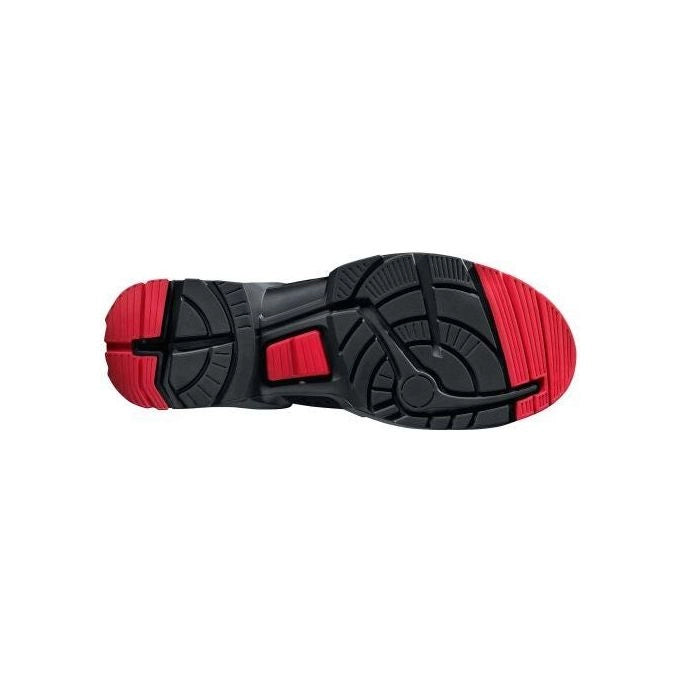 Uvex 85162 1 x-tended Support Scarpe Antinfortunistiche S3 SRC ESD Puntale Metal-Free Traspiranti colore Nero Rosso