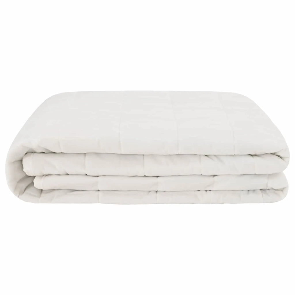 Coperta Ponderata Bianco 138 x 200 cm 10 kg 100% Cotone 205T 42044018