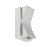 Trade Shop - Applique Doppia Emissione 10 W Per Esterno Luce Fredda Calda Ip65 Es04 Bianca -