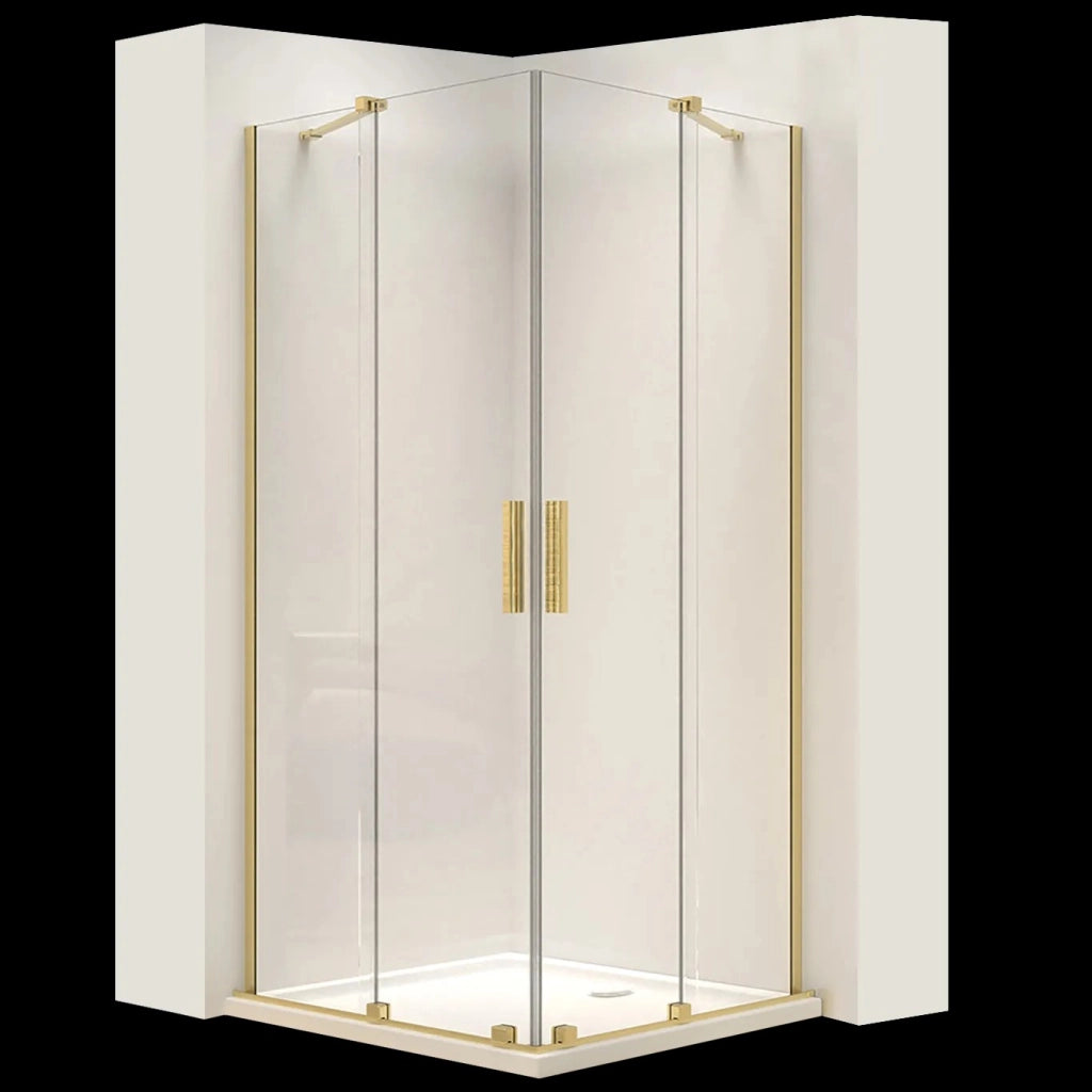 Cabina Doccia Rea Montana Double Gold Brush 90x90