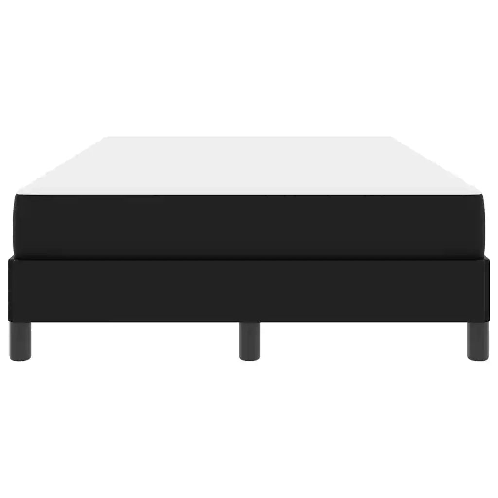 Struttura del letto con materasso Nero 120 x 190 cm Tessuto 3398618
