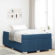 Struttura del letto con materasso Blu 120 x 200 cm Tessuto 3398285