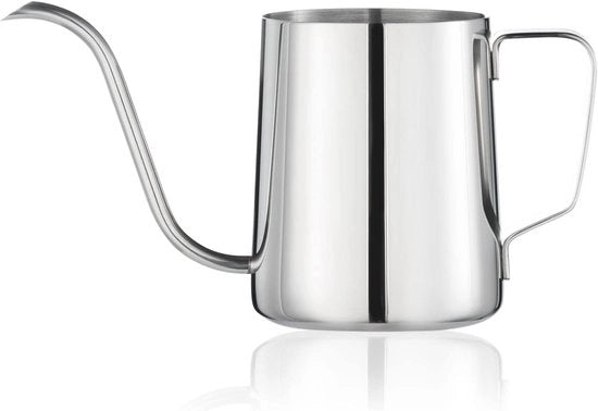 Mini giocatore d'acqua per piante da interni con lunga estremità e manico - 350 ml acciaio inox