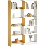 Libreria angolare girevole 5 ripiani ¨C Xylo ¨C legno rovere L 60-111x24x164cm