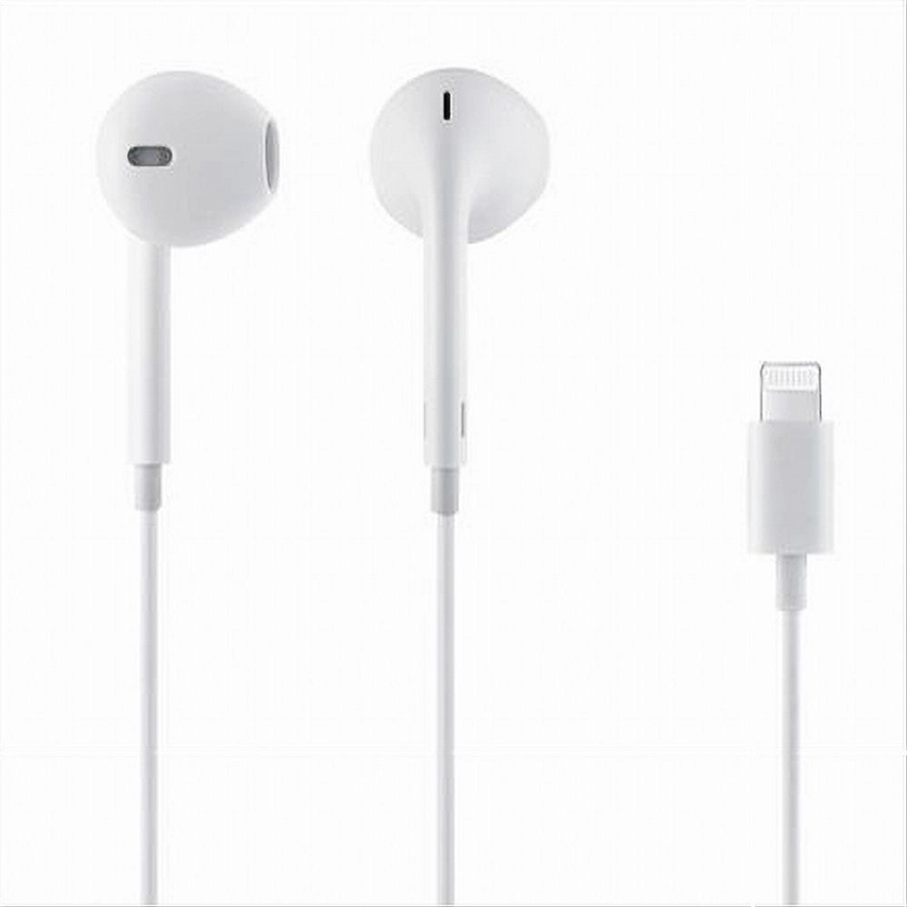 Trade Shop - Auricolari Cuffie Con Connettore Lightning Per Iphone Ipad Ipod Maxtech Au-ln01 -