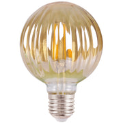 Lampadina LED Filament G100 4W E27 Ambra 2700K Polux