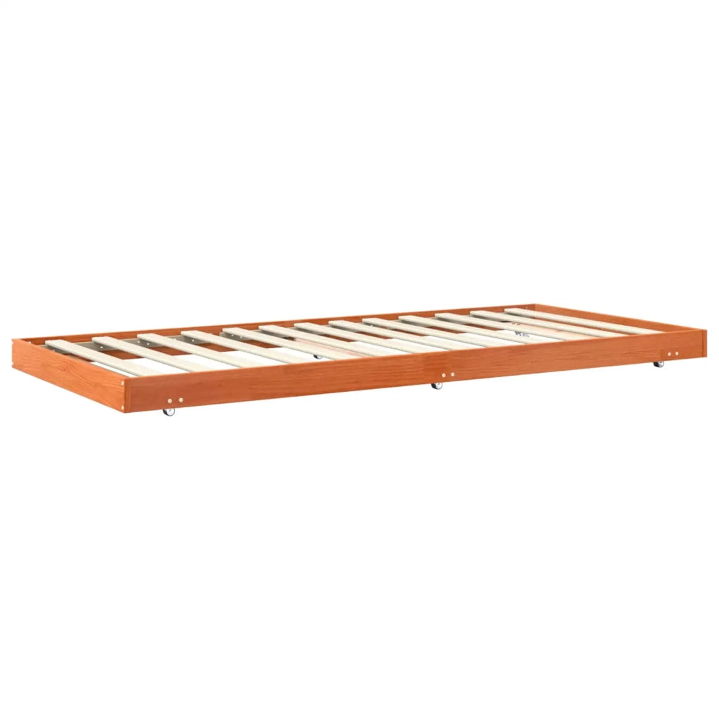 Struttura del letto Marrone cerato 90 x 200 cm Pino massello 864058