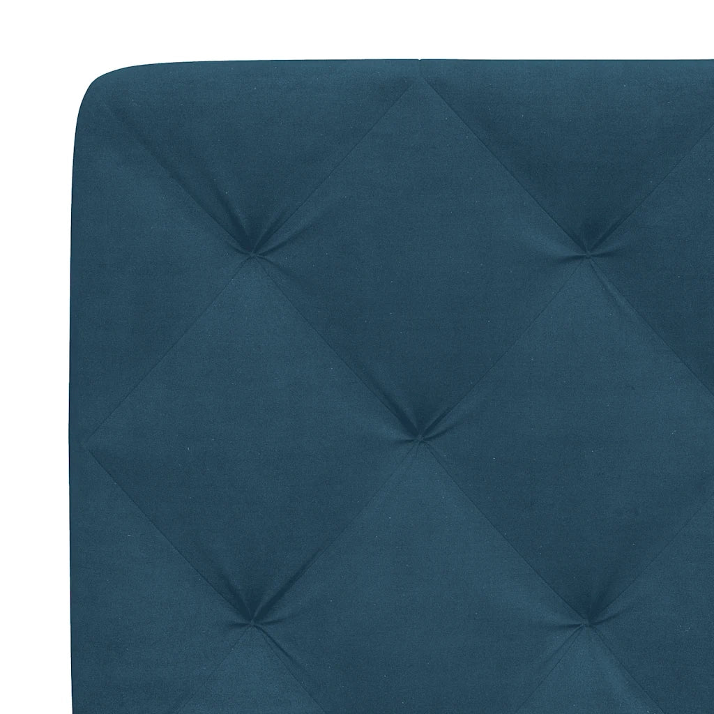 Giroletto senza Materasso Blu 100x200 cm in Velluto 3207909