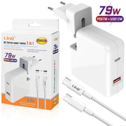 Trade Shop - Caricabatterie 2in1 Pd67w + Usb12w Type-c Notebook Smartphone Super Veloce Pd6520 -