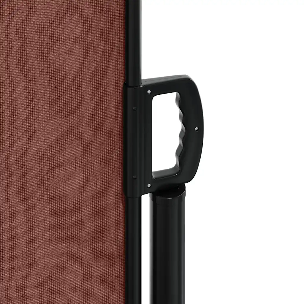 Tenda da Sole Laterale Retrattile Marrone 220x600 cm 4004569