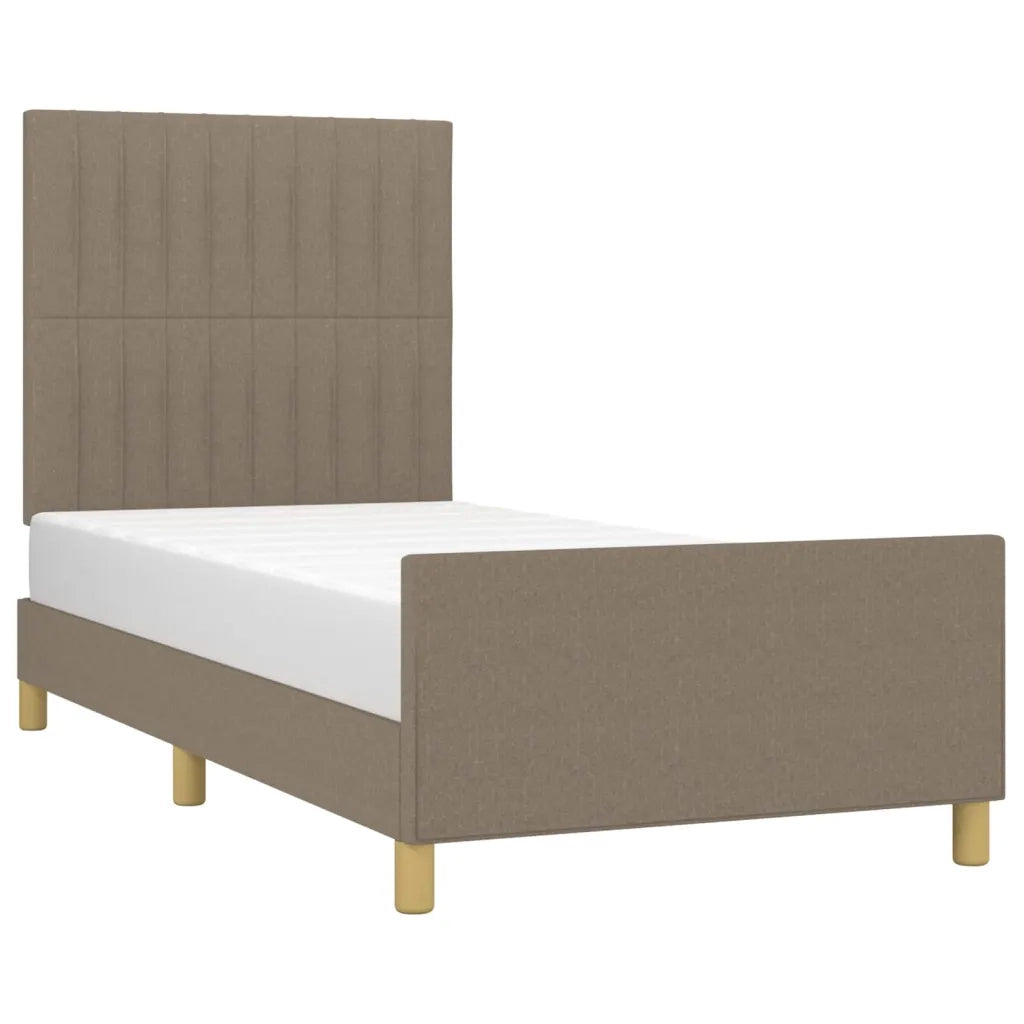 Giroletto senza Materasso Tortora 80x200 cm Tessuto