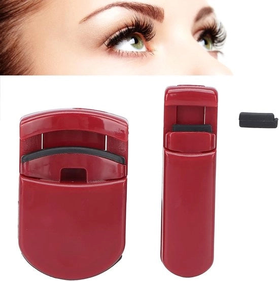 Wimperboulder per Wimperkruller - Riscaldamento rapido - Portatile - Mini - 2 pezzi - Impermeabilizzazione in silicone - Avvertenza di sicurezza