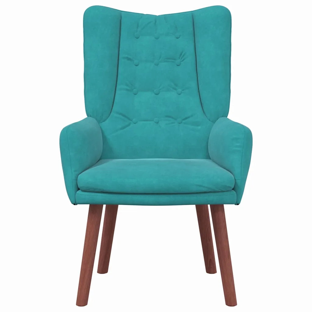 poltrona Turchese 63 x 67 x 94 cm Velluto 42001823