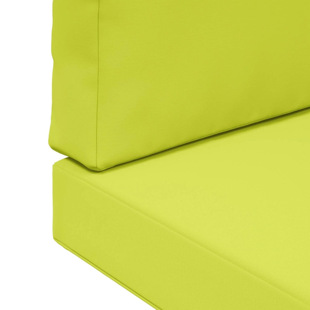 Cuscino per divano da esterno 2 pcs Verde Poliestere 900715