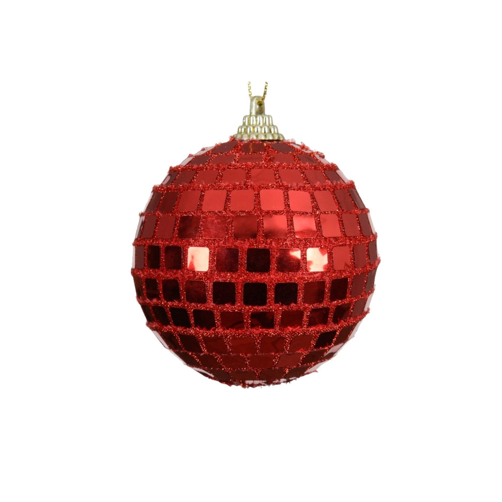 Pallina in foam tessuto rosso d10cm
