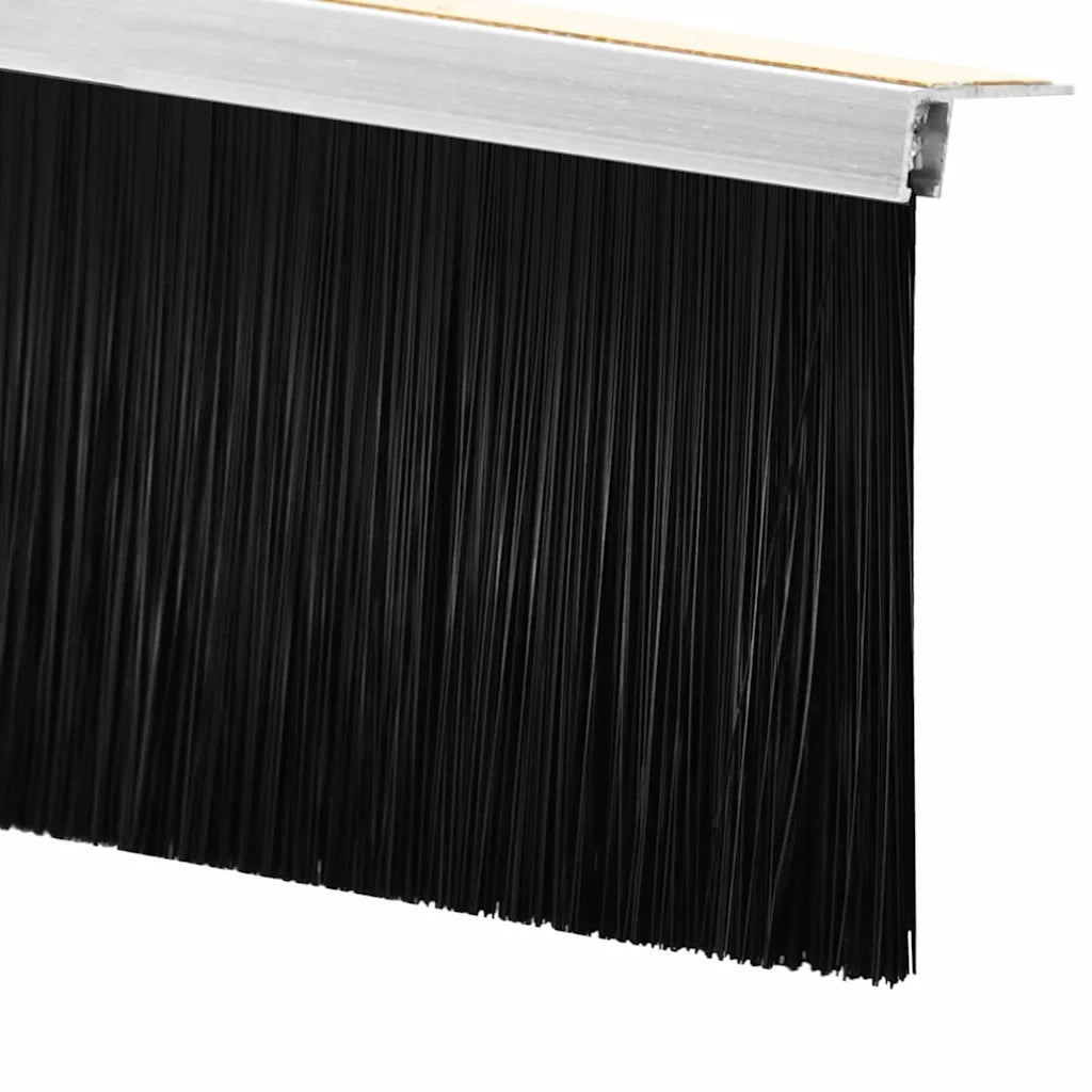 Spazzole per porte autoadesive 6 pz Argento 100 cm CFW3717957