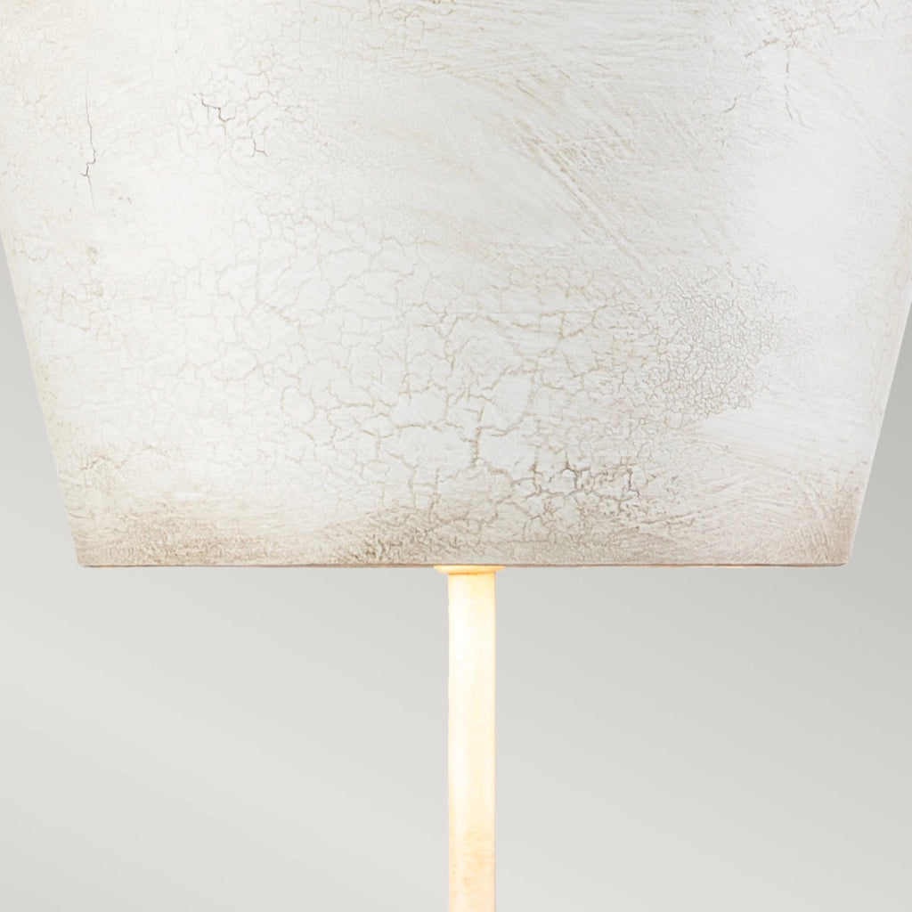 Lampada da tavolo Art Déco Petra bianca E27 Flambeau