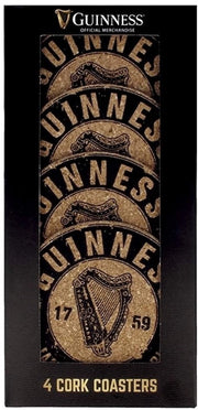 Cuscinetti di sostegno per bottiglie Guinness (pacchetto da 4)
