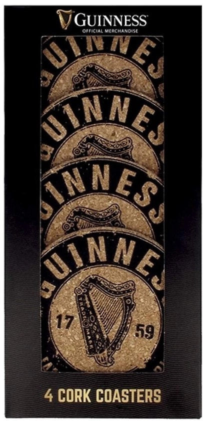 Cuscinetti di sostegno per bottiglie Guinness (pacchetto da 4)