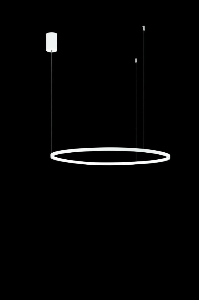 SOSPENSIONE SOEL D.80CM BIANCO LED CCT 3000-4000K 38W MAX 3486LM DIMMERABILE